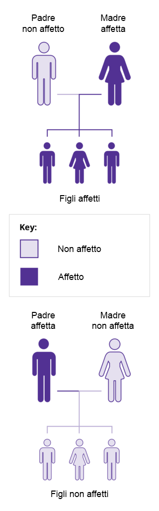Mothers with an LHON mutation will pass it on to their children